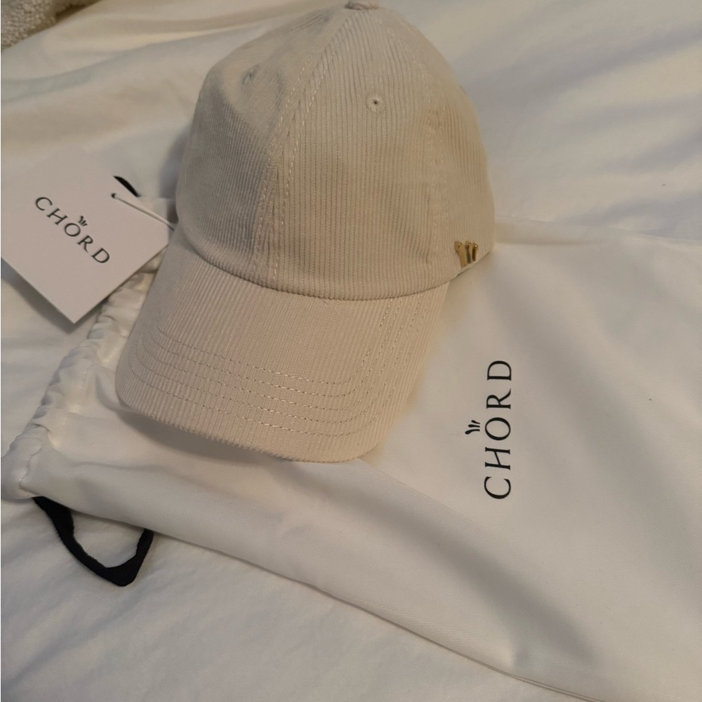 Chord Ivory Corduroy Ballcap - Picture 2 of 2